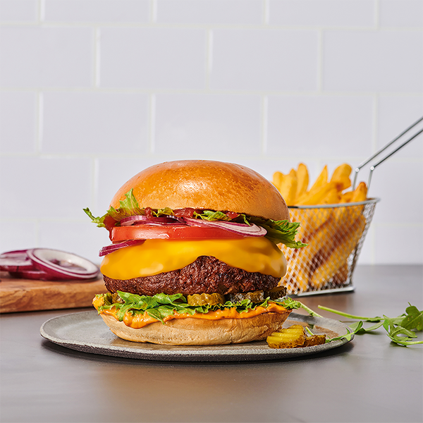 Vegane Burger Slices Cheddar Style
