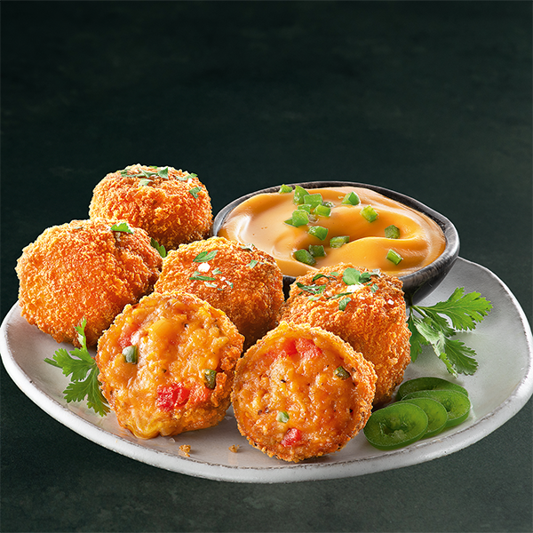 Vegane Crispy Pops Cheesy Jalapeño Style