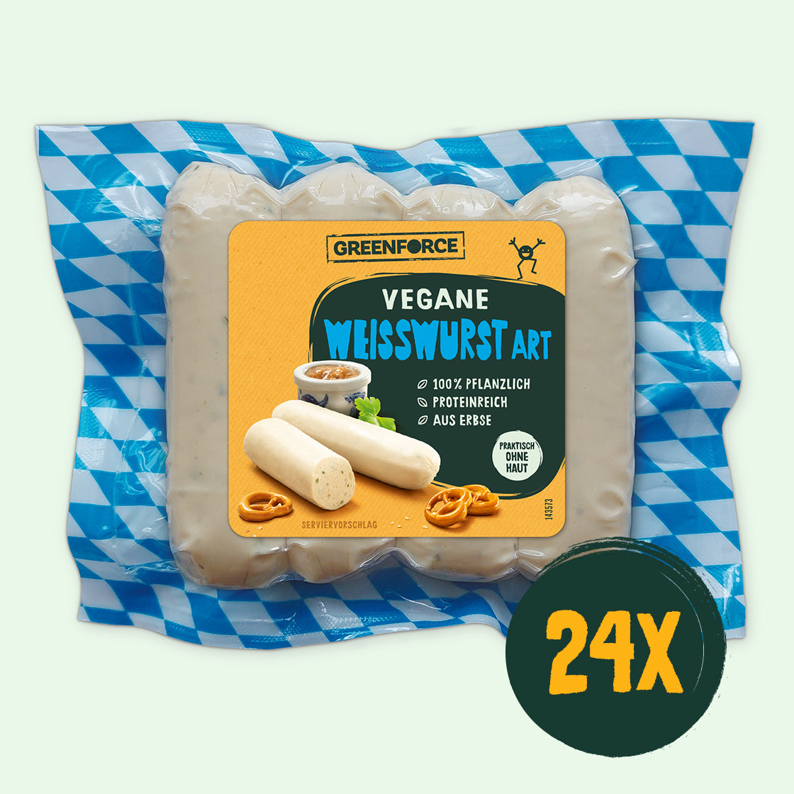 Vegane Weißwurst - 24er Pack